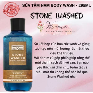 gel tắm gội nam Stone Washes Bbw