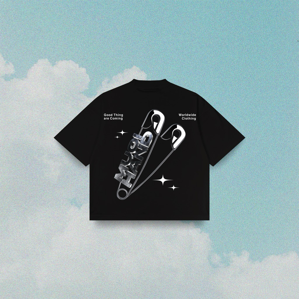 Áo Thun Form Big Boxy Cotton 100% - 270gsm - "Ghim" - Local Brand MUOIHAND
