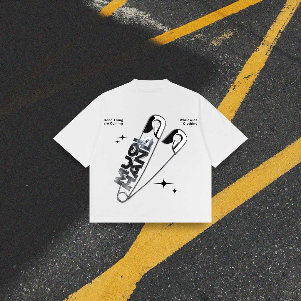 Áo Thun Form Big Boxy Cotton 100% - 270gsm - "Ghim" - Local Brand MUOIHAND