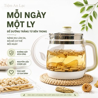 Trà Trắng Da, bí kíp mặt mộc giúp trắng da, mờ nám, giảm mụn, dưỡng da trắng sáng tự nhiên