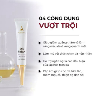 Kem mắt Abera chuyên quầng thâm, bọng mắt và nếp nhăn