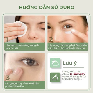 Kem mắt Abera chuyên quầng thâm, bọng mắt và nếp nhăn