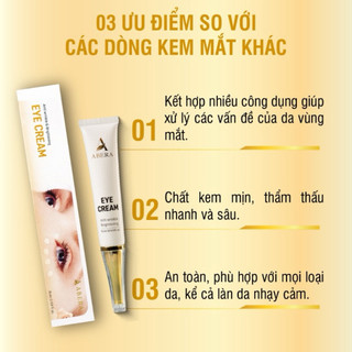 Kem mắt Abera chuyên quầng thâm, bọng mắt và nếp nhăn