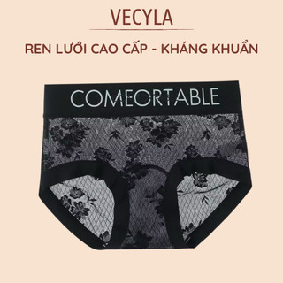 Quần lót ren cạp cao Q 226 hoạ tiết ren hoa tinh tế - Quần lót nữ COMFORMTABLE trong suốt gợi cảm kháng khuẩn
