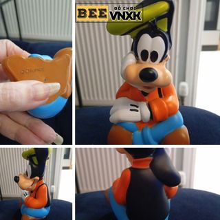 Đồ chơi Mô hình Disney Goofy ngồi bằng nhựa mềm cao cấp, kiểu dáng cổ điển - BEEVNXK