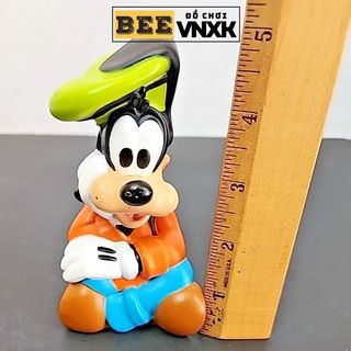 Đồ chơi Mô hình Disney Goofy ngồi bằng nhựa mềm cao cấp, kiểu dáng cổ điển - BEEVNXK