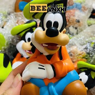 Đồ chơi Mô hình Disney Goofy ngồi bằng nhựa mềm cao cấp, kiểu dáng cổ điển - BEEVNXK