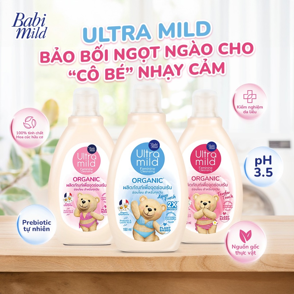 Combo 2 Dung dịch vệ sinh phụ nữ Ultra Mild 150ml