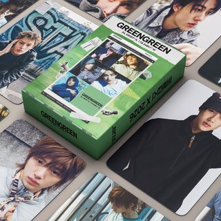 [hàng sẵn] Hộp Thẻ CORTIS - 2ND GREENGREEN Cỏ Tí | Bộ 55 Thẻ Lomo Laser Bo Góc JAMES JUHOON KEONHO SEONGHYEON MARTIN