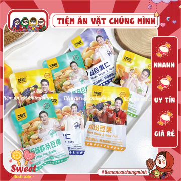 Hạt Ngũ Cốc Mix Trái Cây Sấy, Hạt Đậu Dinh Dưỡng Mix Vị, Hạt Dinh Dưỡng Mix Trái Cây Sấy