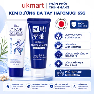 Kem Dưỡng Da Tay Hatomugi Moisturizing & Conditioning The Hand Cream 65g