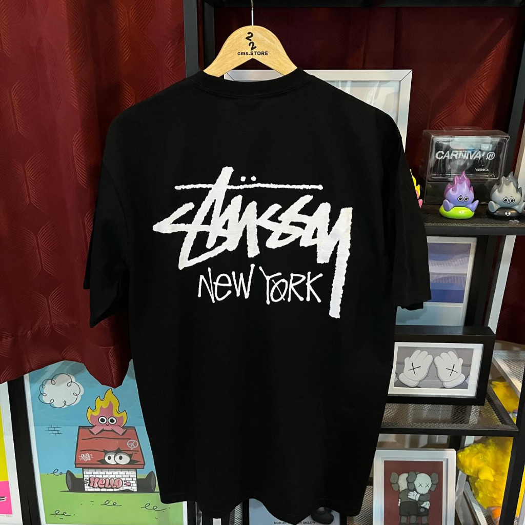 [Full Tag] Áo Thun Stuxxy New York Premium 100% Cotton 250GSm Phong cách nam nữ