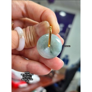 Mặt dây chuyền Đồng Điếu ngọc phỉ thuý tuyp A myanmar có kiểm định(shop gắn móc hợp kim hoặc xâu dây free)