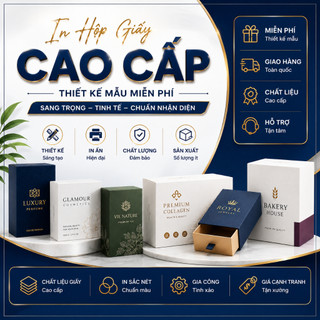 in hộp giấy ivory theo yêu cầu (từ 10 hộp)