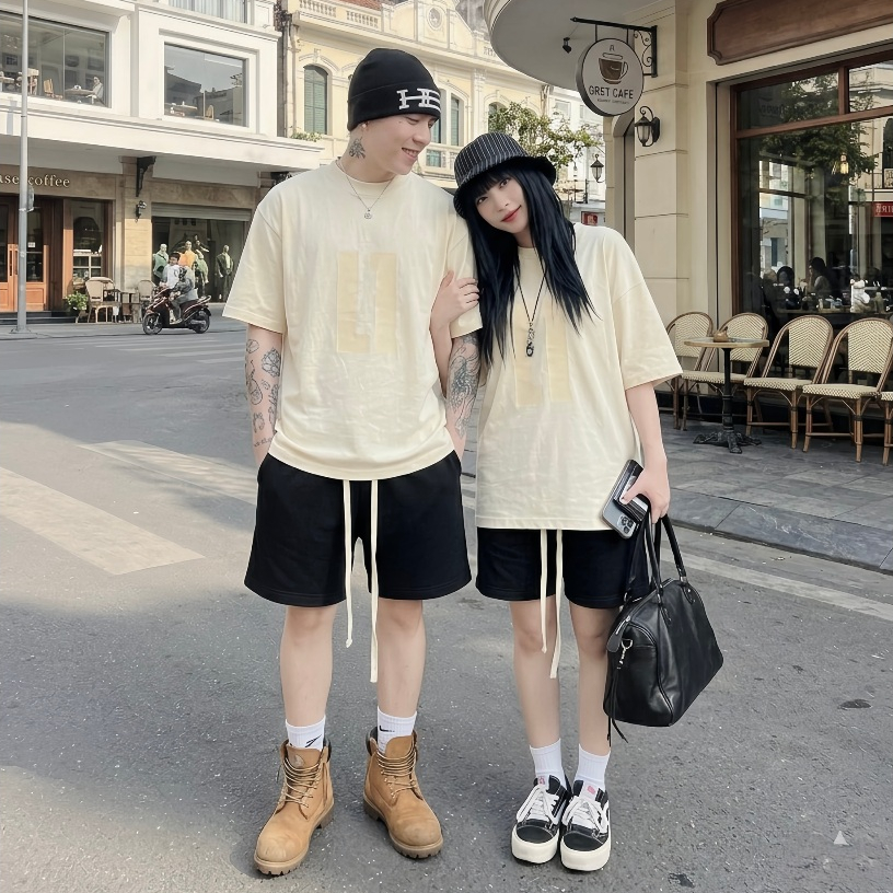 Set Bộ Hè The Bad God AFTER GLOW Áo Thun Cotton Quần Short Nỉ Form Boxy Unisex Nam Nữ Local Brand Streetwear Oversize
