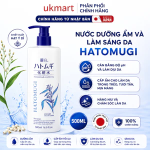 Lotion Hatomugi Ý Dĩ Dưỡng Ẩm Làm Sáng Da Reihaku Hatomugi 500ml