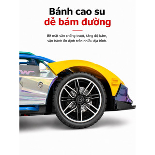 Xe điều khiển từ xa BERPU 2.4G, Siêu xe đồ chơi cho bé, Ô tô điều khiển từ xa, Quà tặng sinh nhật cho bé