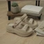 Lùi 1 Size-Dép Sandal Nữ Đế Cao EVA 6cm Siêu Nhẹ Chống Trơn Quai Bản To Gắn Charm Gấu Hoa Cực Xinh-2QT2