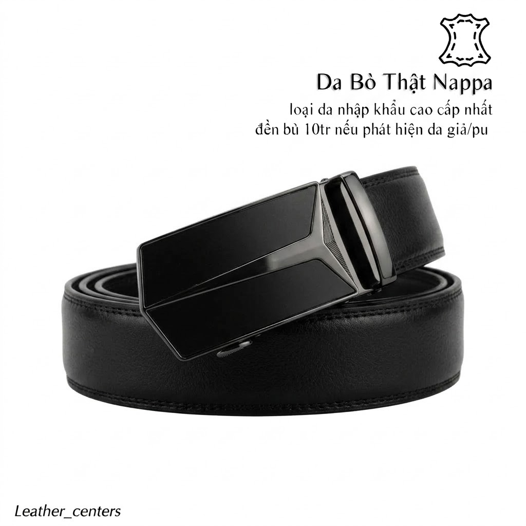 Thắt Lưng Nam TLY – Thắt Lưng Cao Cấp, Sang Trọng, Tặng Hộp, Phù Hợp Đi Làm, Đi Chơi