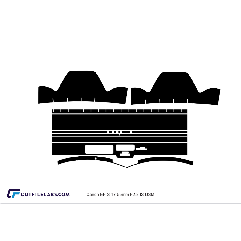 Skin dán Lens canon 17-55 F2.8 (Nhiều mẫu) | Decal Film 3M dán bảo vệ ống kính máy ảnh 17-55 mm