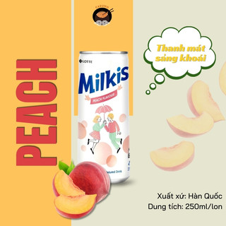 Nước soda sữa milkis mix vị Hàn Quốc -mì việt casumo - Thương Hiệu Hàn Quốc (250ml/lon)