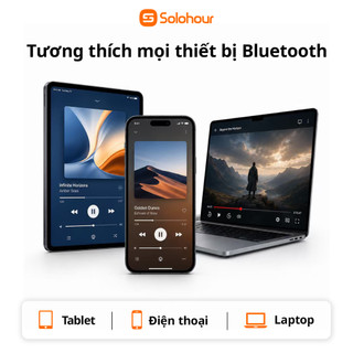 Solohour ST3 Tai Nghe Bluetooth Không Dây TWS Bluetooth 6.0 Tai Nghe Nhét Tai, Bass Mạnh, Mic Đàm Thoại, Chơi Game, Pin
