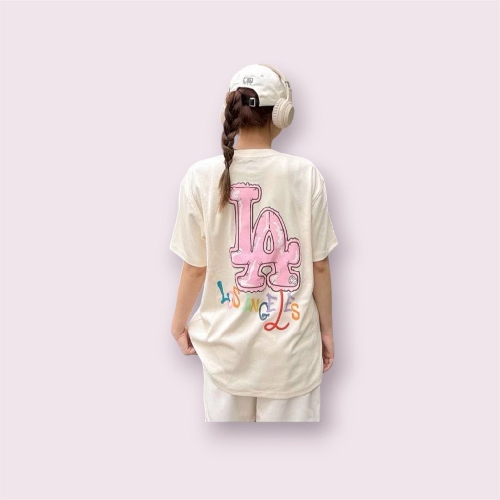 Áo Phông MLB 100% cotton mềm mại, dễ phối đồ - LA Hồng