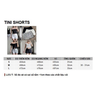 TINI PREMIUM| Quần short cạp trễ phiên bản cao cấp | Bymintt