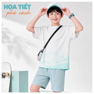 Set Đi Chơi Bé Trai KSC26S005R | Wookids | 2-9 Tuổi | 100% Cotton Mềm Mát, Thoáng Khí, Năng Động
