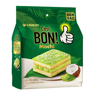 Bánh Bon mochi phủ cốm dừa (túi 137,5g x5 cái)