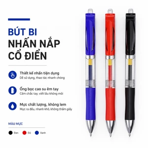 Bút gel K35 có giá cả phải chăng và đường kính ngòi 0,5 mm, rất lý tưởng cho học sinh và người đi