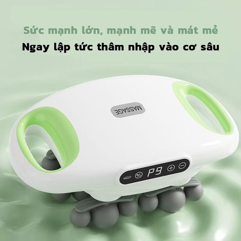 18 đầu Máy mát xa thư giãn EXYT cơ bắp tần số cao,9 cấp độ động lực học,Massage để thư giãn
