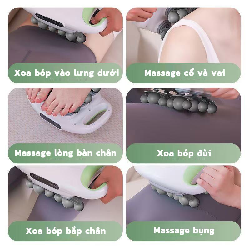 18 đầu Máy mát xa thư giãn EXYT cơ bắp tần số cao,9 cấp độ động lực học,Massage để thư giãn