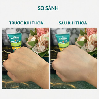 Kem Chống Nắng Kháng Nước Không Bết Dính Bảo Vệ Da ALBATROSS SPF100 & PA++++ 50ml - Saras Beauty