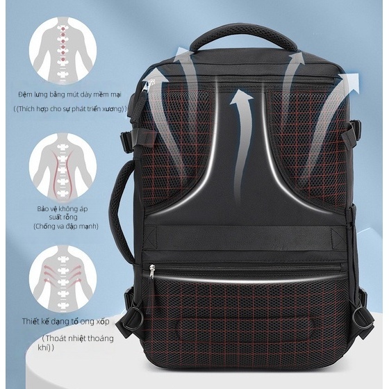 COD unisex 30/40 Balo du lịch chống nước balo đựng quần áo balo đựng laptop 16 inch