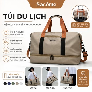 【🚀Hỏa Tốc】Túi Du Lịch Đa Năng Đi Công Tác Ngắn Ngày, Cỡ Lớn Dày Dặn, Chống Thấm Nước Chống Mài Mòn.2833