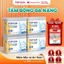 Thùng 4 hộp tăm bông đa năng Topgia, hộp 300c 4 đầu mềm mịn