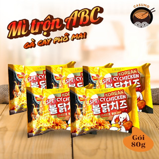 Mì trộn ABC vị gà cay phô mai 80g – Mì ăn liền Indonesia cay ngon đậm vị, sợi dai hấp dẫn, thơm ngon