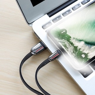 Cáp sạc Hoco U74 cổng USB-A to LaiNing, dài 1.2M, Dây dù chắc chắn