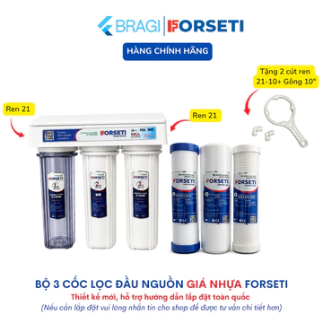 Bộ 3 Cốc Lọc Đầu Nguồn Giá Nhựa Ren 21 Phi 10 Cho Máy Lọc Nước Hoặc Máy Ion Kiềm Bảo Vệ Thiết Bị Gia Đình