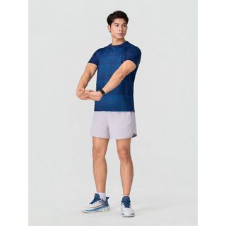 Áo thun thể thao nam YODY in họa tiết trẻ trung, chất vải mát mẻ thoải mái MATS26S019