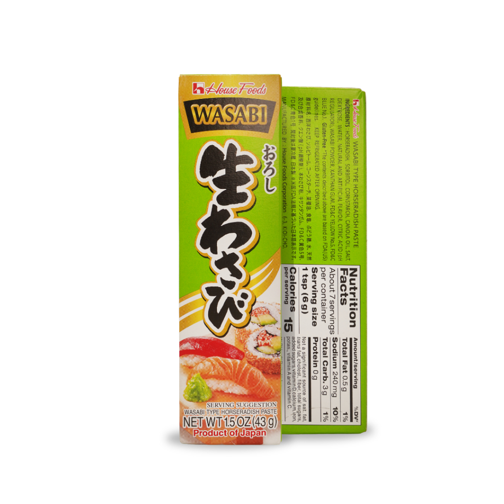 Mù Tạt Wasabi House Foods 43g Nhật Bản — Gia Vị Chấm Sushi Sashimi Chính Hãng — JAPAUS GOURMET
