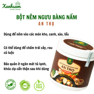 Bột Nêm Ngưu Bàng Nấm An Thọ 200g/ 300g/ 900g - Xanhsam Natural & Organic