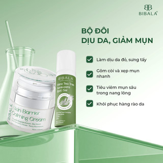 [COMBO] Kem dưỡng ẩm, làm dịu + GEL chấm mụn Tràm Trà 15ML BIBALA