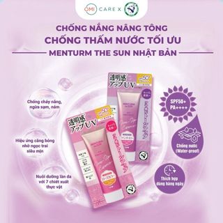 Tinh Chất Chống Nắng Nâng Tone Da Xỉn Màu Omi Menturm SPF 50+PA++++ (80g/Tuýp)