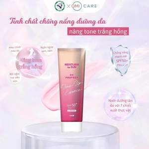 Tinh Chất Chống Nắng Nâng Tone Trắng Hồng Tự Nhiên Omi Menturm Chống Nước Và Mồ Hôi, Bã Nhờn SPF50+ 80G