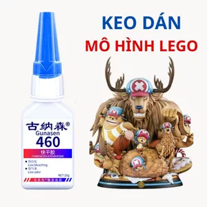 Keo dán mô hình Gunasen 460 siêu chắc dán mô hình lego chi tiết nhỏ 20g