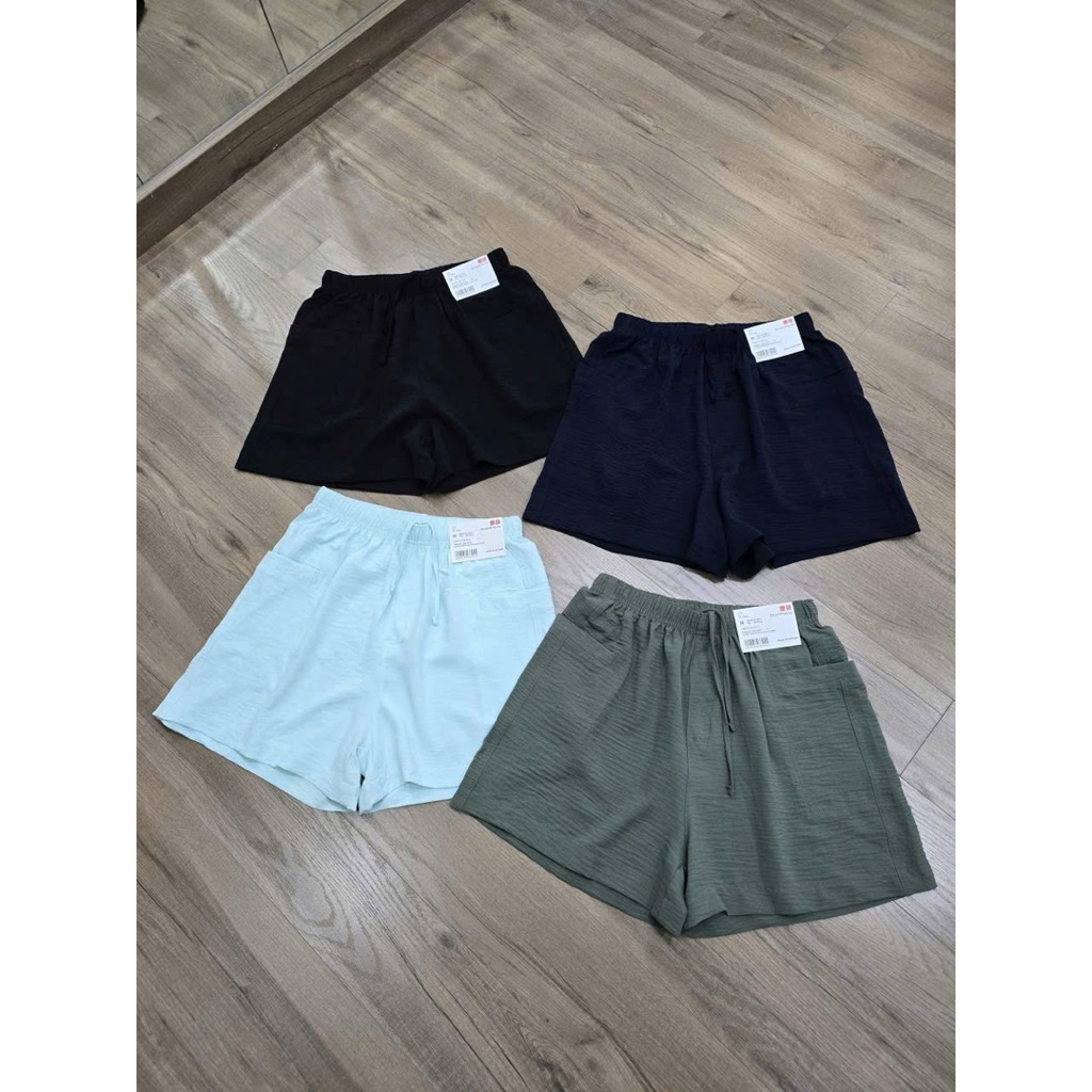 Quần short nữ vải đũi lên từ vải dư(40-62kg)