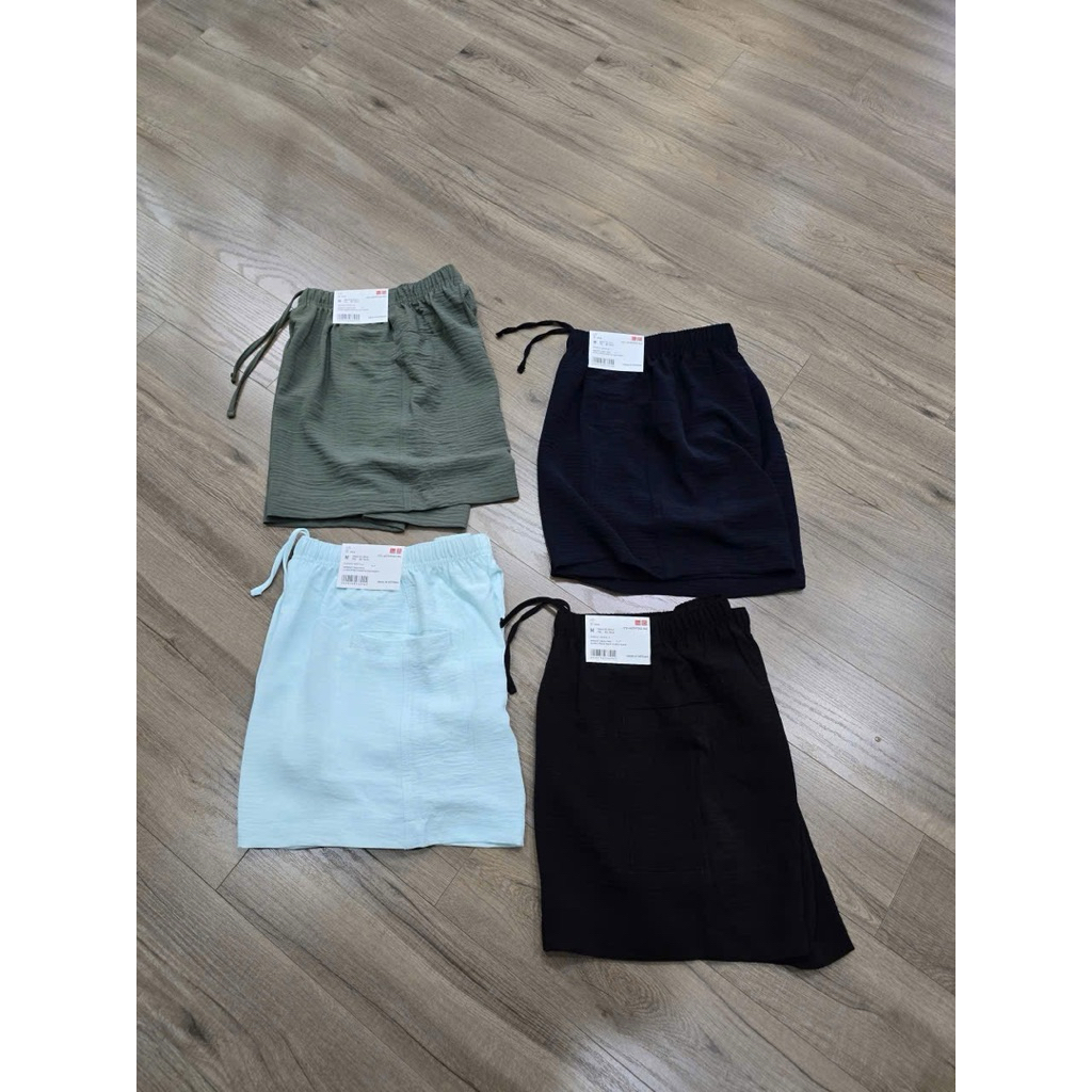 Quần short nữ vải đũi lên từ vải dư(40-62kg)