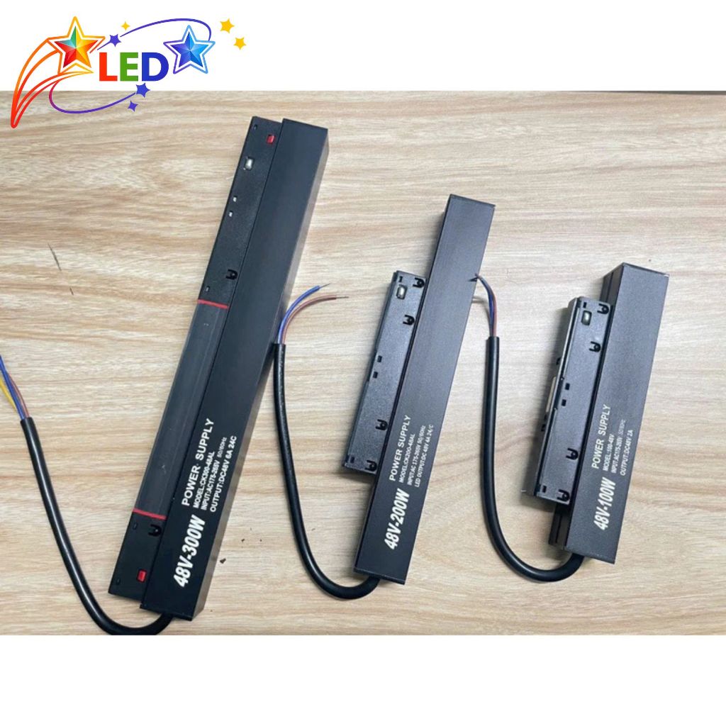 Bộ Nguồn Cho Thanh Ray Nam Châm 48V Công Suất 100W - 200W-300W | Hiệu Suất Ổn Định, An Toàn